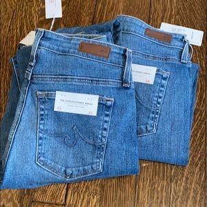 AG Farrah NWT High rise skinny ankle